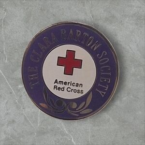 Vintage American Red Cross Clara Barton Society Pin